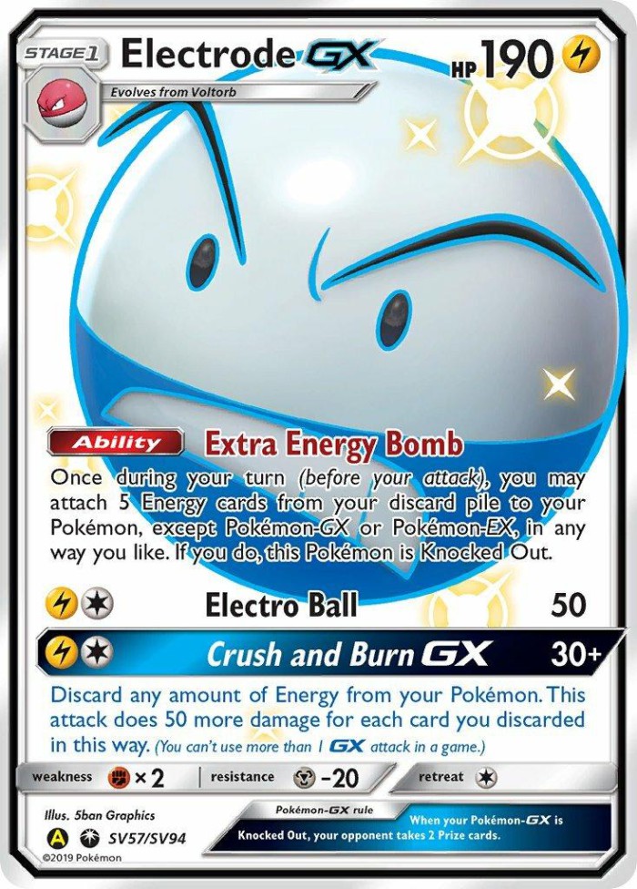 Carte Pokémon: Electrode GX [Électrode GX]