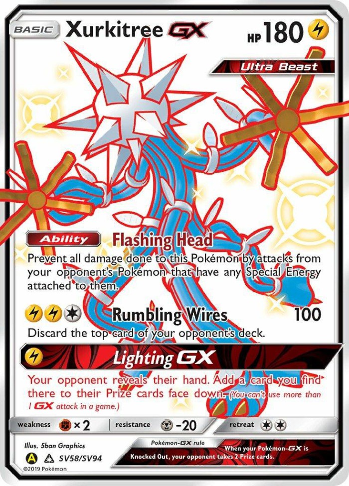 Carte Pokémon: Xurkitree GX [Câblifère GX]