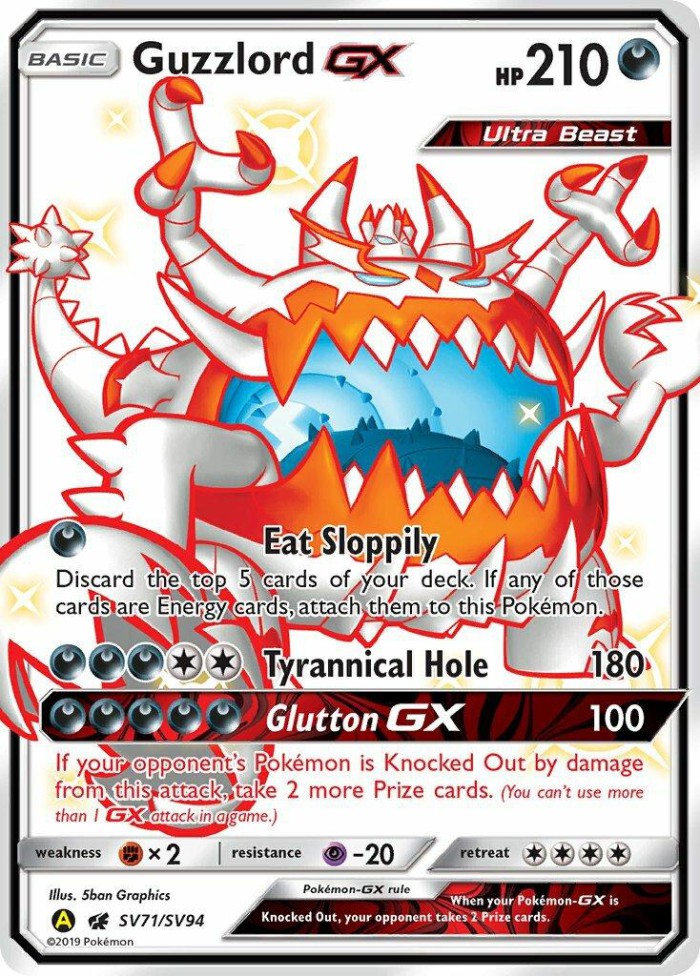 Carte Pokémon: Guzzlord GX [Engloutyran GX]