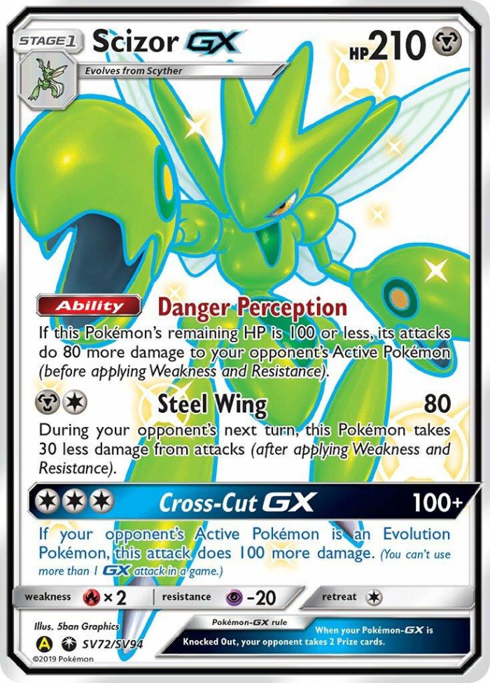 Carte Pokémon: Scizor GX [Cizayox GX]