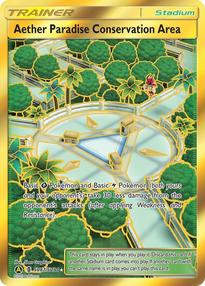 Carte Pokémon: Aether Paradise Conservation Area [Réserve Naturelle du Paradis Æther]