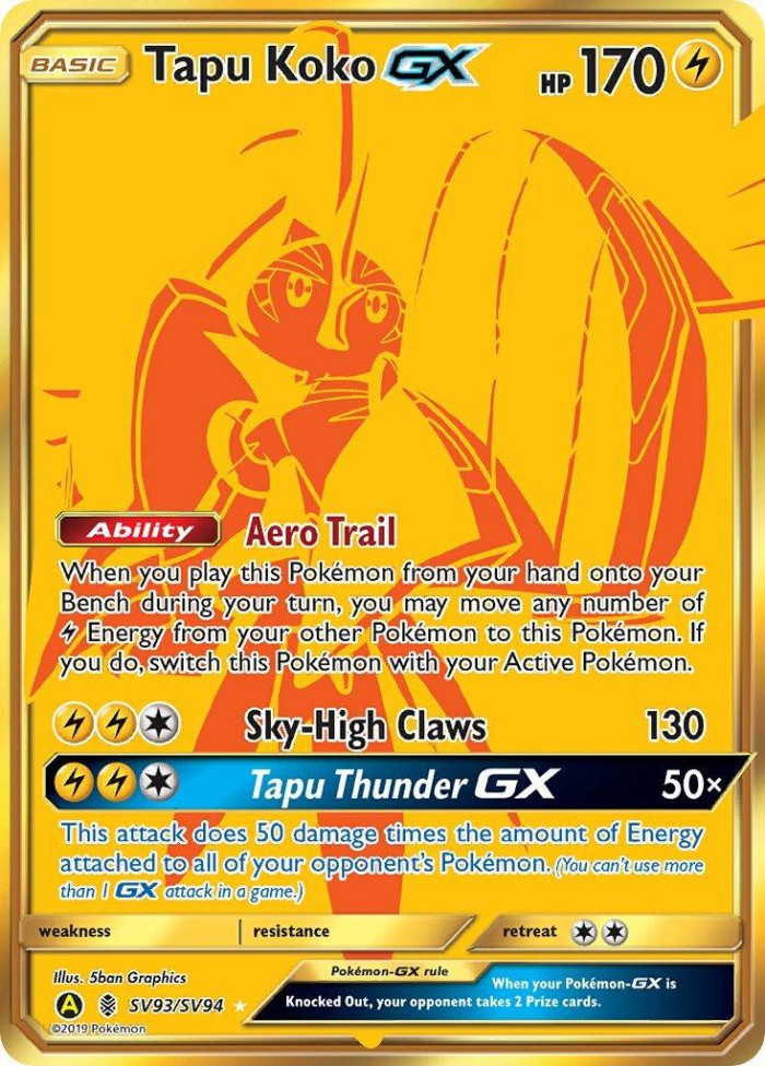 Carte Pokémon: Tapu Koko GX [Tokorico GX]