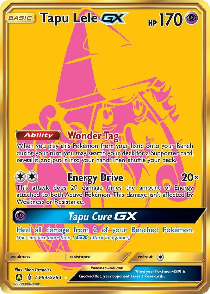 Carte Pokémon: Tapu Lele GX [Tokopiyon GX]