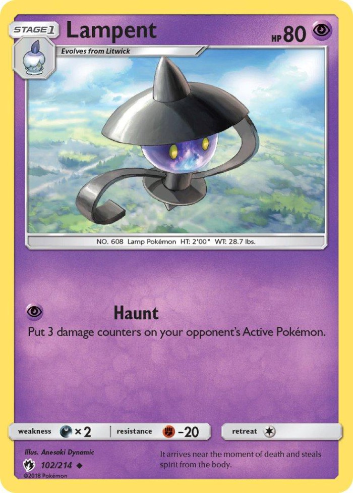 Carte Pokémon: Lampent [Mélancolux]