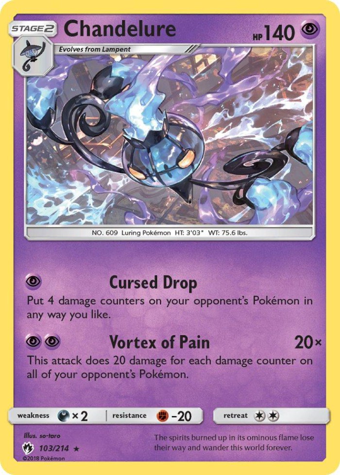 Carte Pokémon: Chandelure [Lugulabre]