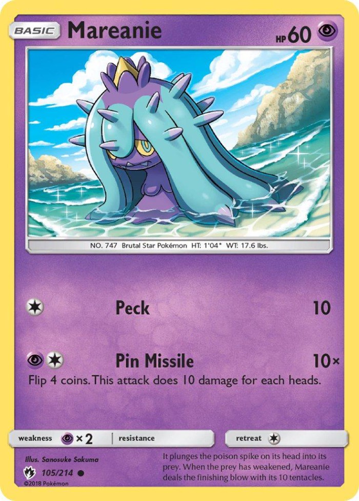 Carte Pokémon: Mareanie [Vorastérie]