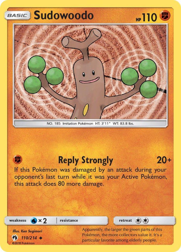 Carte Pokémon: Sudowoodo [Simularbre]