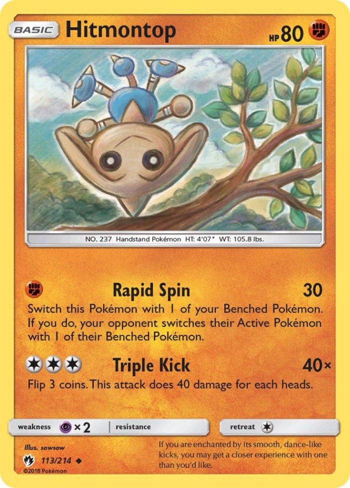 Carte Pokémon: Hitmontop [Kapoera]