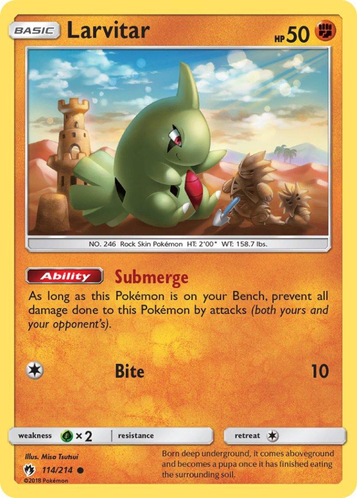 Carte Pokémon: Larvitar [Embrylex]