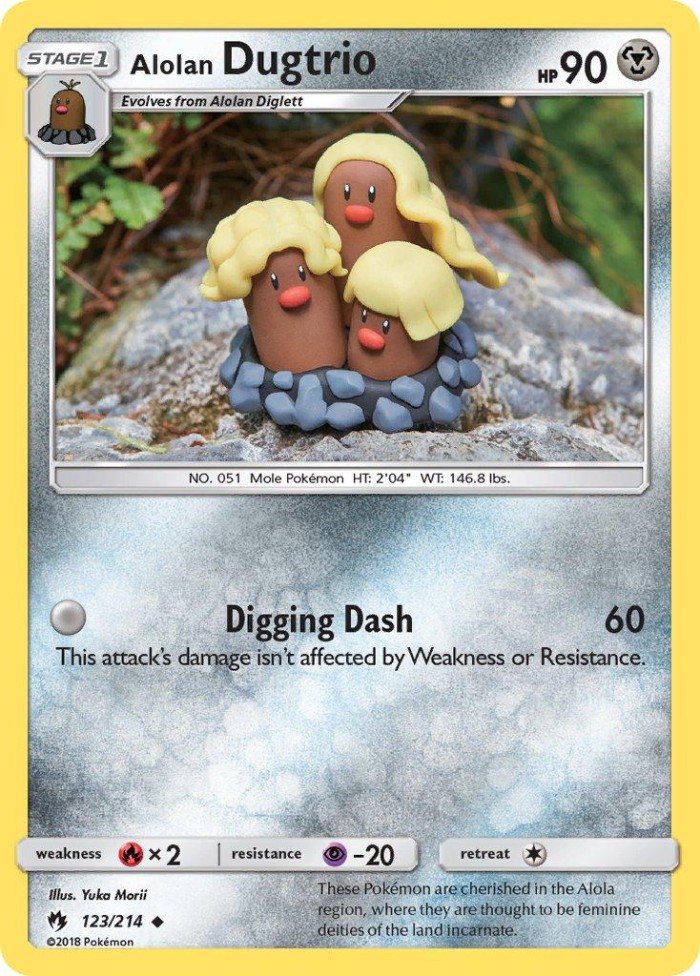 Carte Pokémon: Alolan Dugtrio [Triopikeur d'Alola]