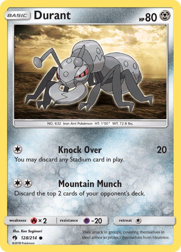 Carte Pokémon: Durant [Fermite]