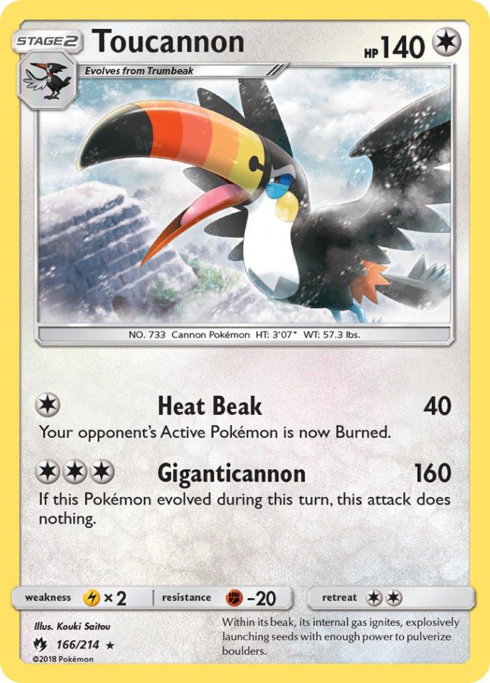 Carte Pokémon: Toucannon [Bazoucan]