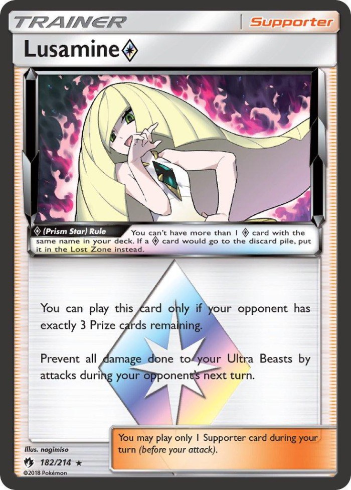 Carte Pokémon: Lusamine Prism Star [Elsa-Mina Prisme Étoile]