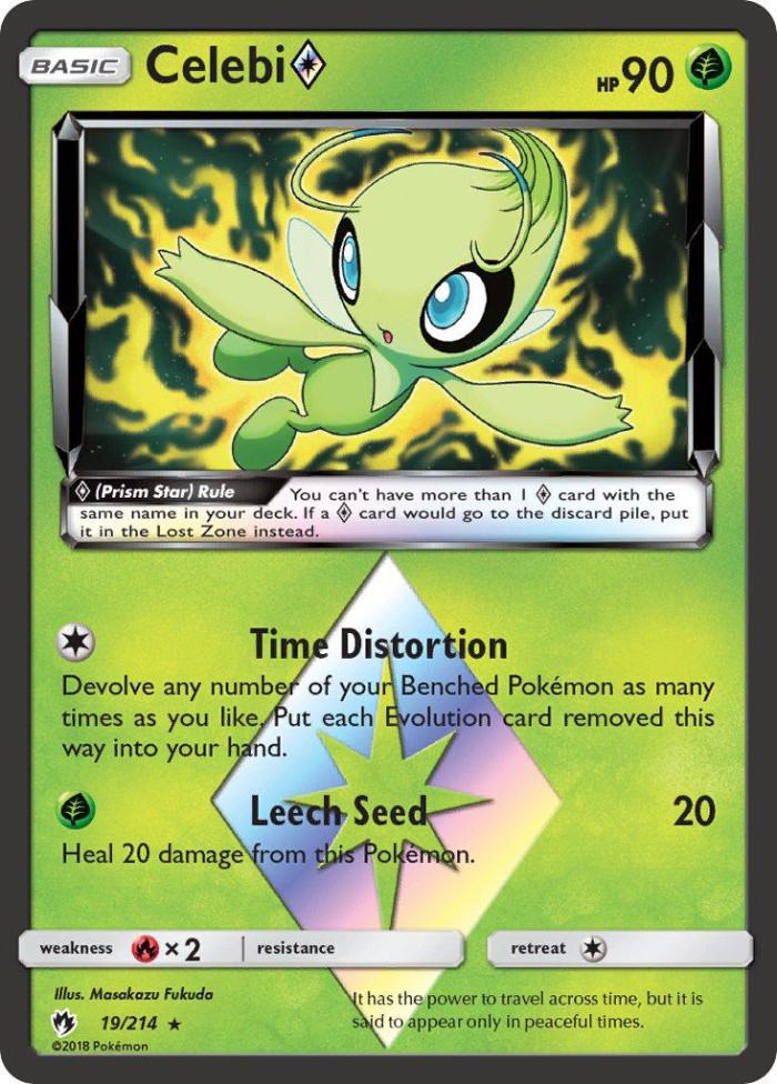 Carte Pokémon: Celebi Prism Star [Celebi Prisme Étoile]