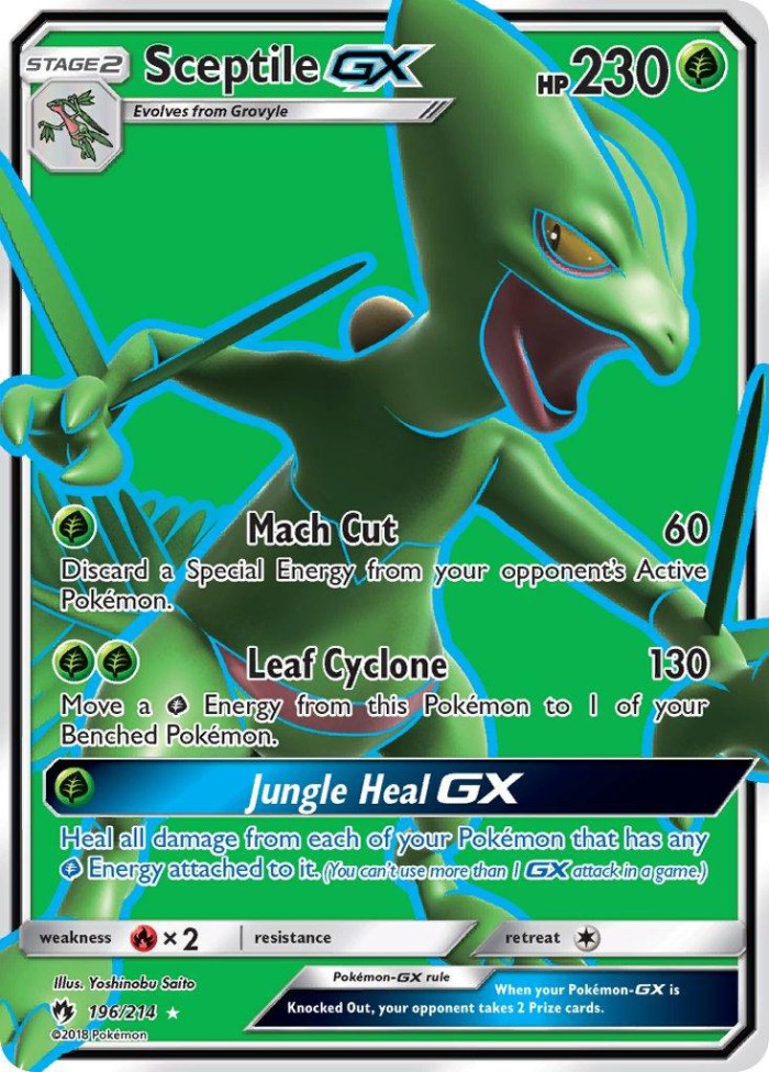 Carte Pokémon: Sceptile GX [Jungko GX]