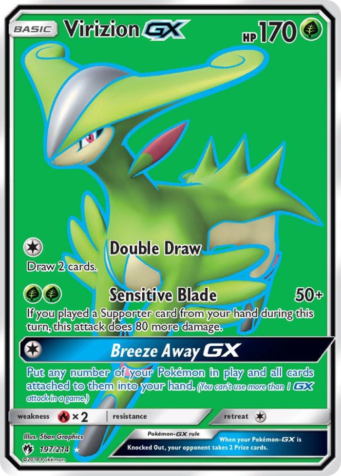 Carte Pokémon: Virizion GX [Viridium GX]