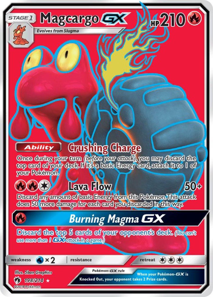 Carte Pokémon: Magcargo GX [Volcaropod GX]