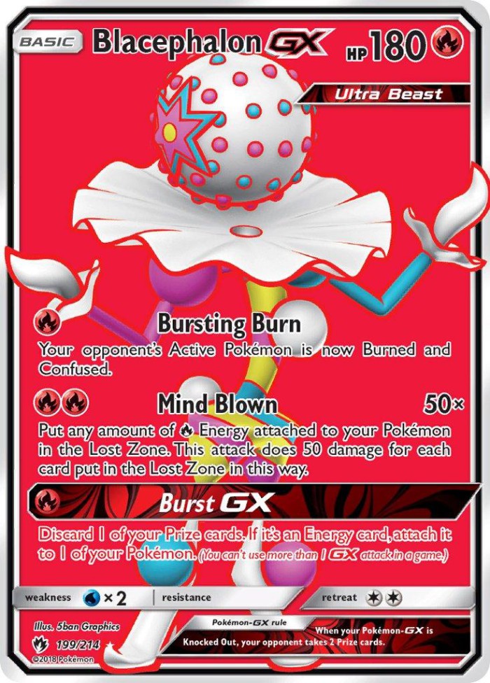 Carte Pokémon: Blacephalon GX [Pierroteknik GX]