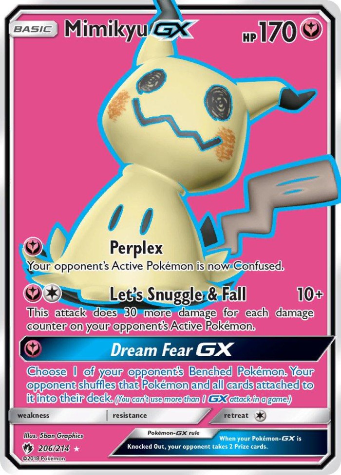 Carte Pokémon: Mimikyu GX [Mimiqui GX]