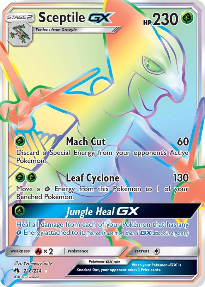 Carte Pokémon: Sceptile GX [Jungko GX]