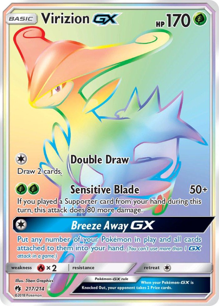 Carte Pokémon: Virizion GX [Viridium GX]