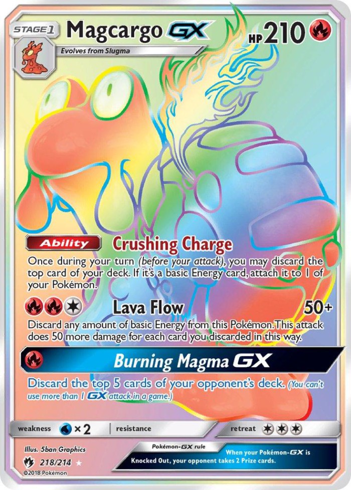 Carte Pokémon: Magcargo GX [Volcaropod GX]