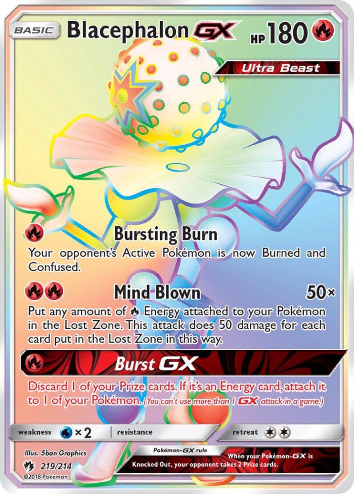 Carte Pokémon: Blacephalon GX [Pierroteknik GX]