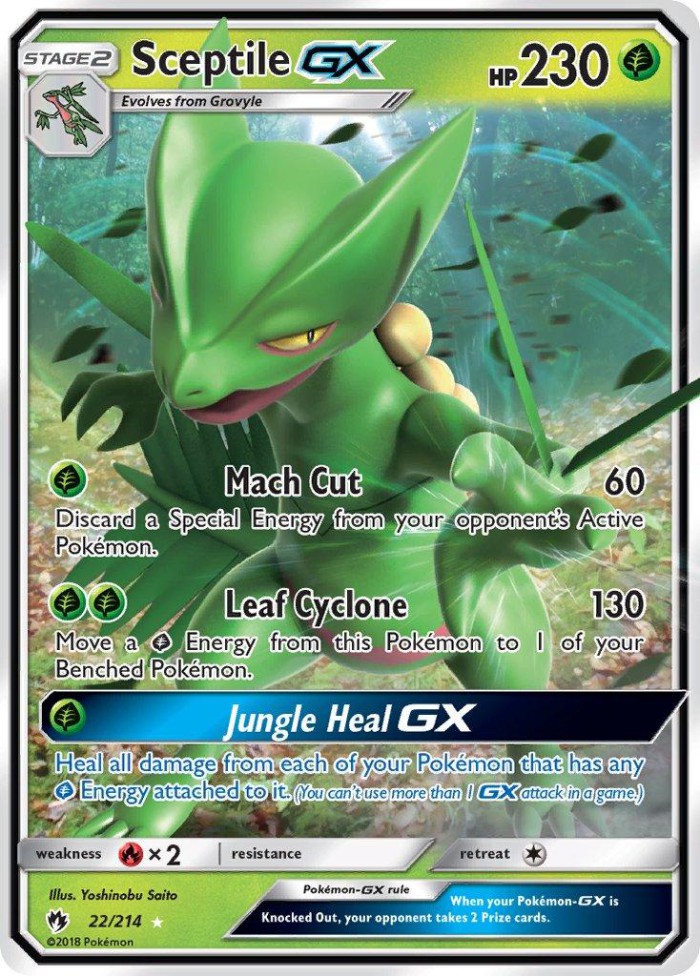 Carte Pokémon: Sceptile GX [Jungko GX]