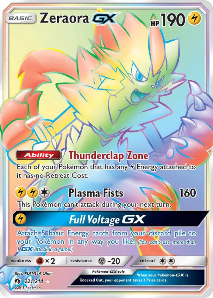 Carte Pokémon: Zeraora GX [Zeraora GX]