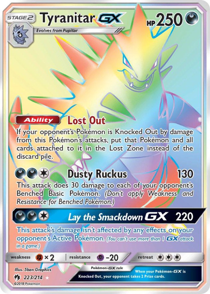 Carte Pokémon: Tyranitar GX [Tyranocif GX]