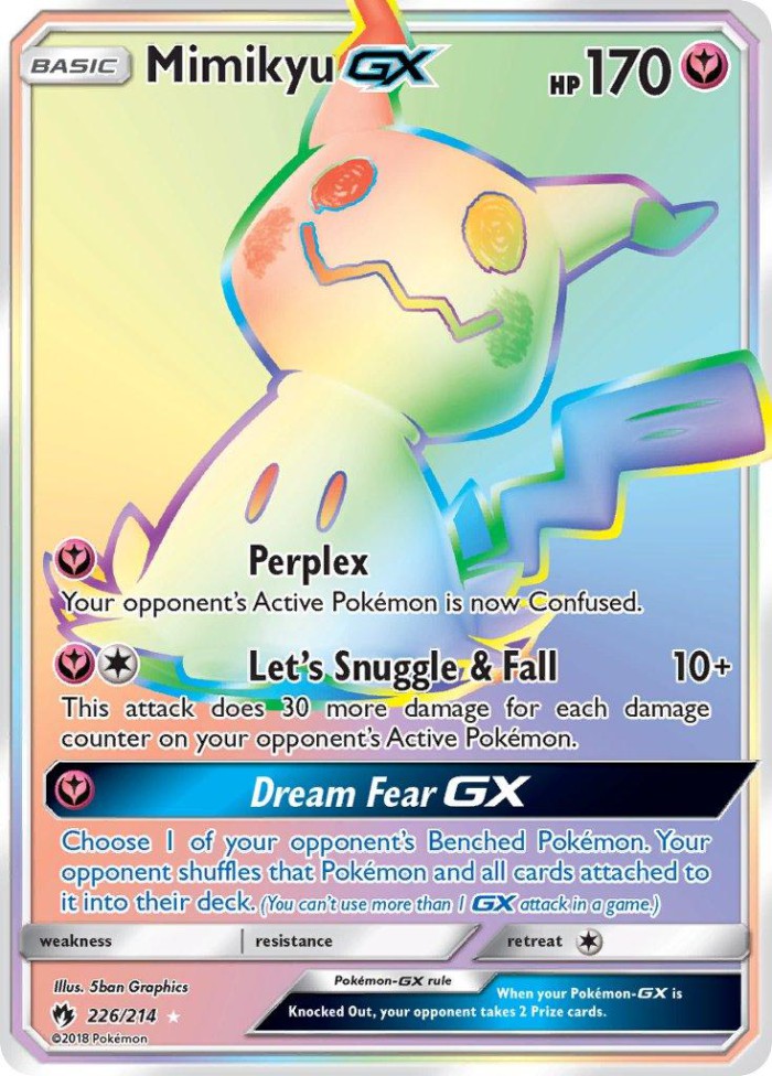 Carte Pokémon: Mimikyu GX [Mimiqui GX]