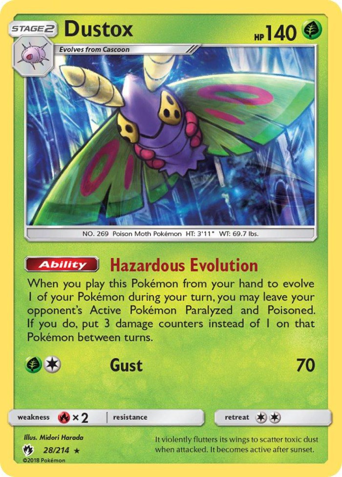 Carte Pokémon: Dustox [Papinox]