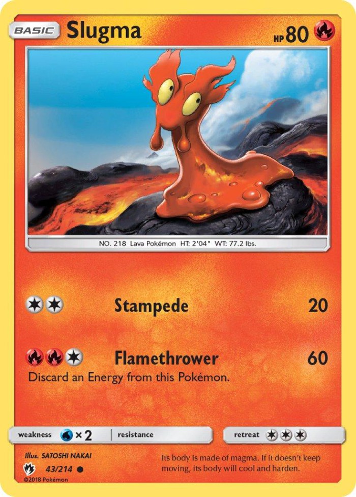 Carte Pokémon: Slugma [Limagma]