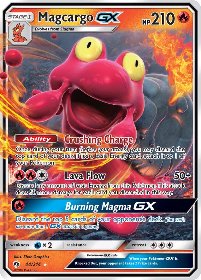 Carte Pokémon: Magcargo GX [Volcaropod GX]