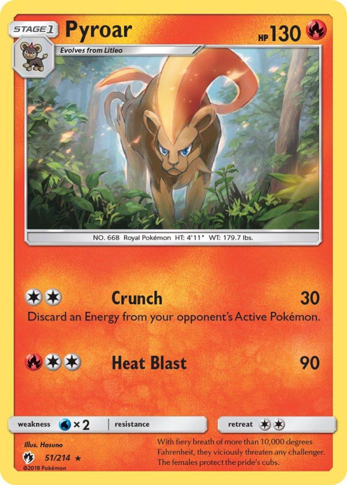 Carte Pokémon: Pyroar [Némélios]