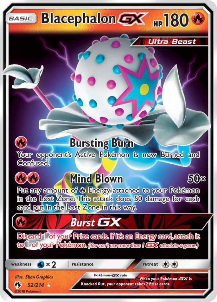 Carte Pokémon: Blacephalon GX [Pierroteknik GX]