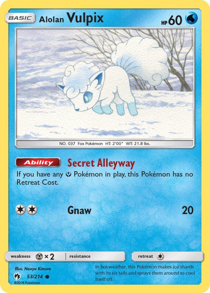 Carte Pokémon: Alolan Vulpix [Goupix d'Alola]