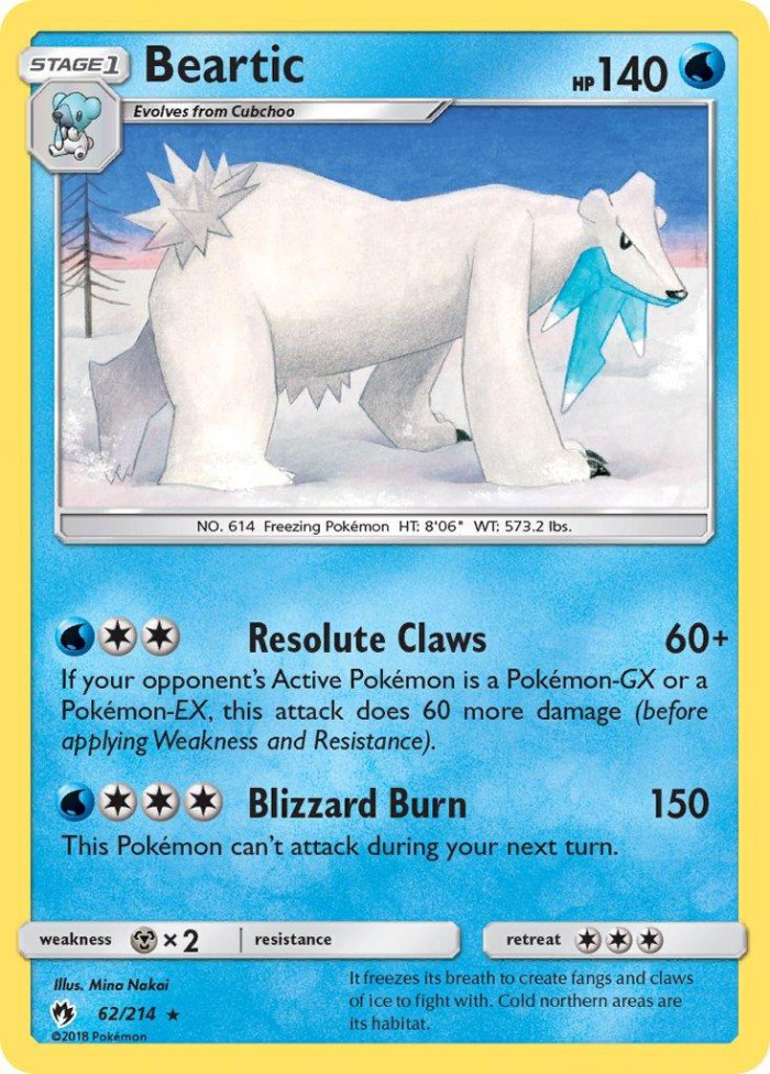 Carte Pokémon: Beartic [Polagriffe]