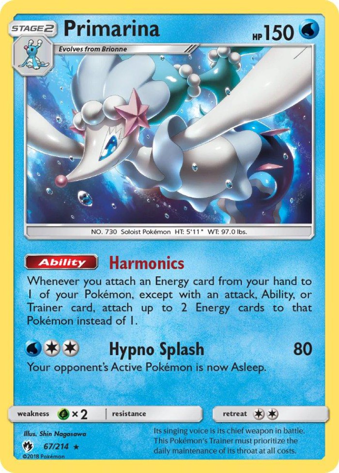 Carte Pokémon: Primarina [Oratoria]