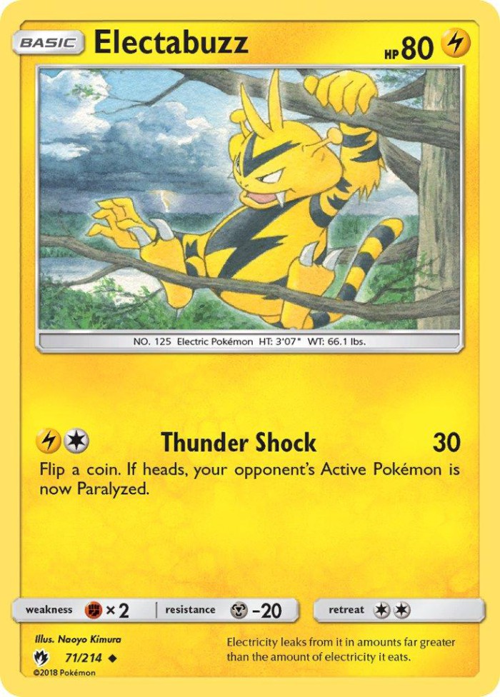 Carte Pokémon: Electabuzz [Élektek]