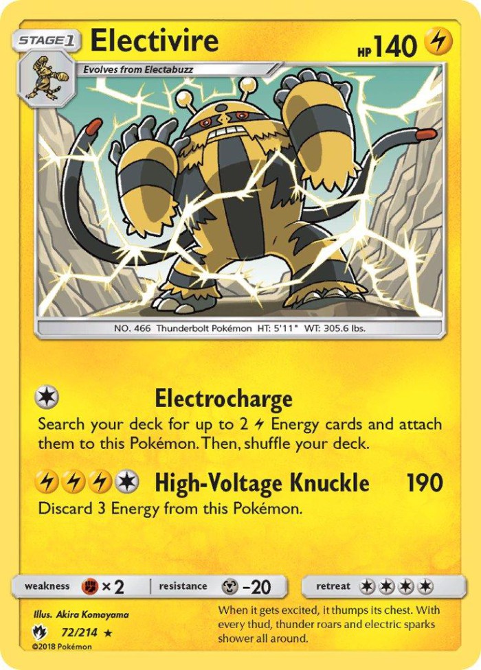 Carte Pokémon: Electivire [Élekable]