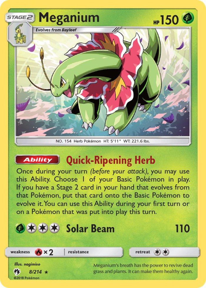 Carte Pokémon: Meganium [Méganium]