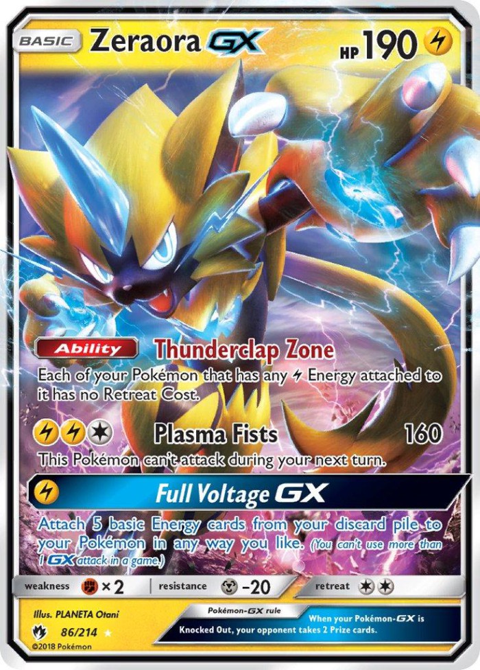 Carte Pokémon: Zeraora GX [Zeraora GX]