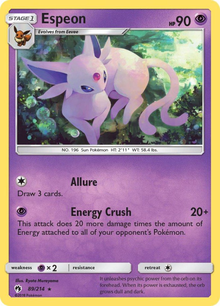 Carte Pokémon: Espeon [Mentali]