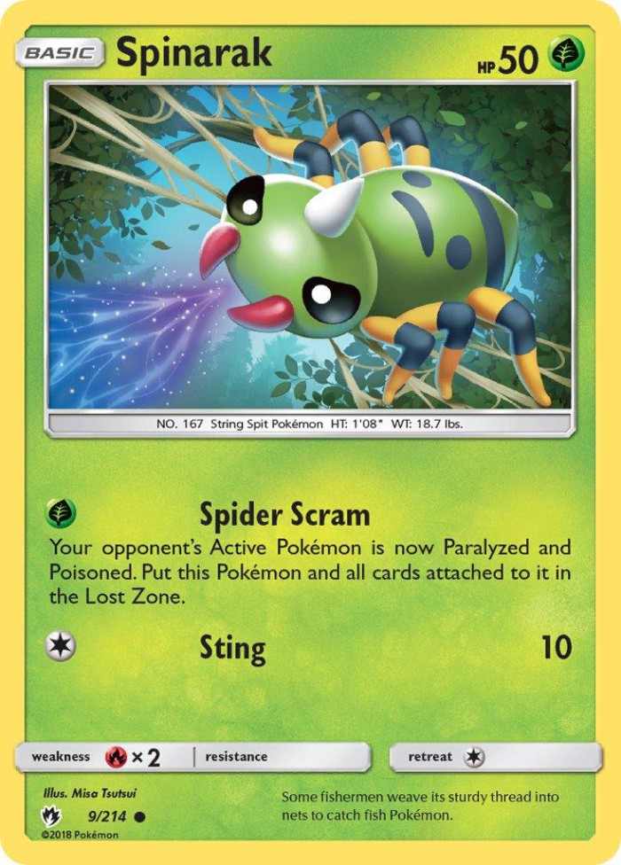 Carte Pokémon: Spinarak [Mimigal]