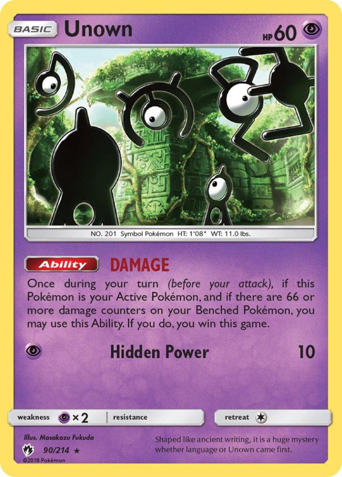 Carte Pokémon: Unown [Zarbi]