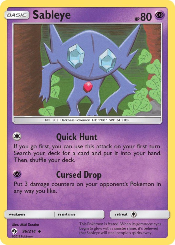 Carte Pokémon: Sableye [Ténéfix]