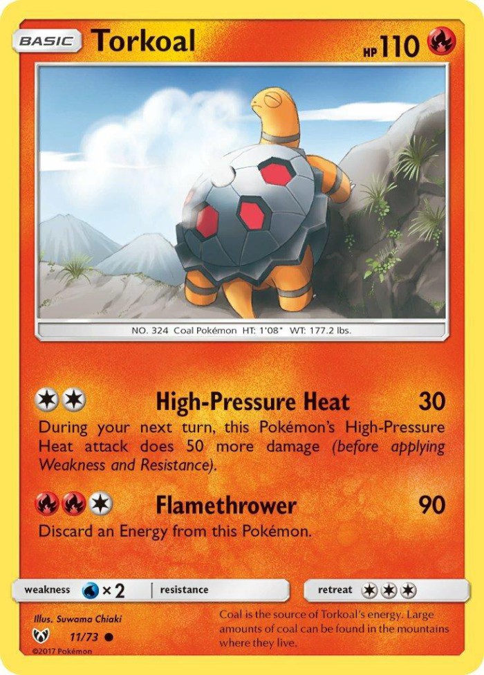 Carte Pokémon: Torkoal [Chartor]