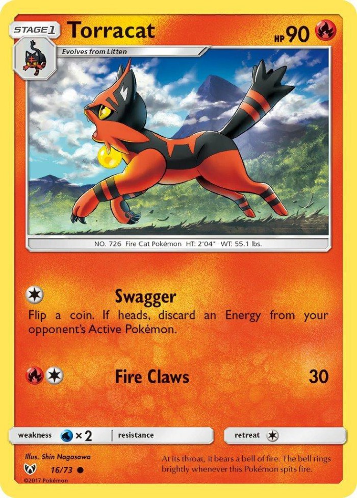 Carte Pokémon: Torracat [Matoufeu]