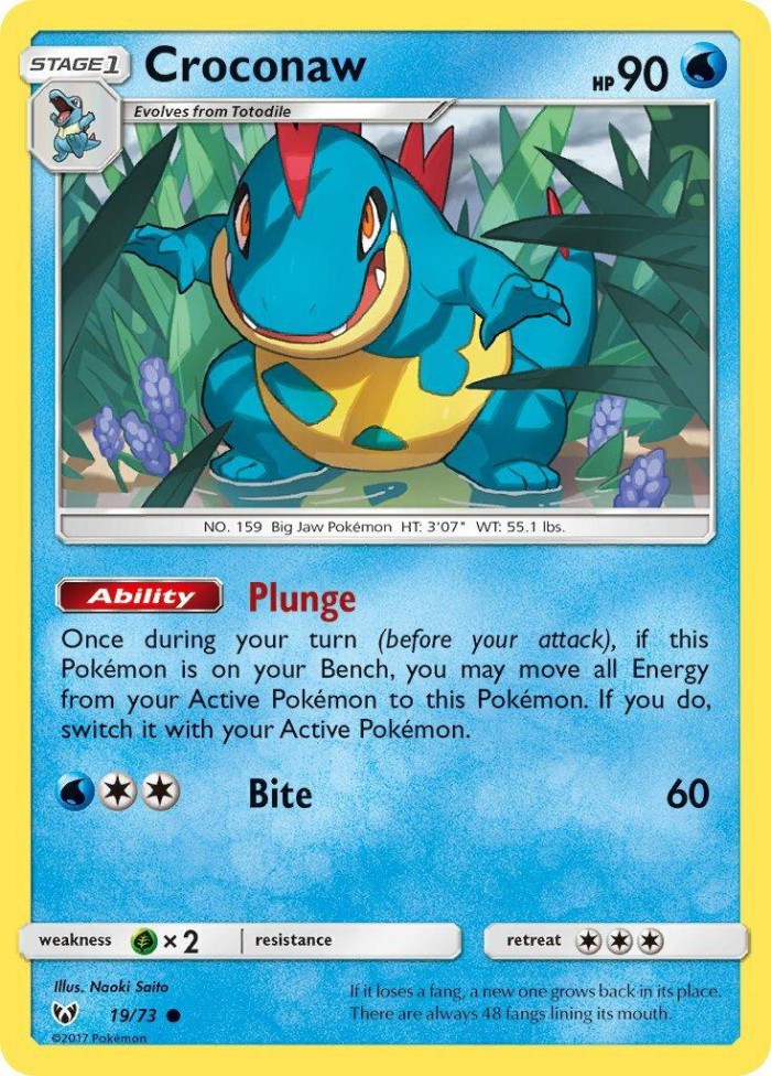 Carte Pokémon: Croconaw [Crocrodil]